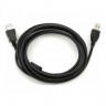 Кабель-удлинитель USB 1.5 м Atcom Black, ферритовый фильтр (17206)
