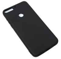 Накладка силиконовая для смартфона Huawei Honor 7C, Soft Case Matte, Black