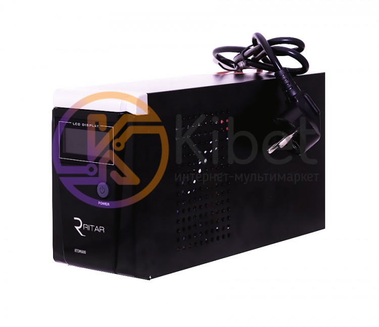 ИБП Ritar RTSW-800 LCD,12В Q4 с правильной синусоидой