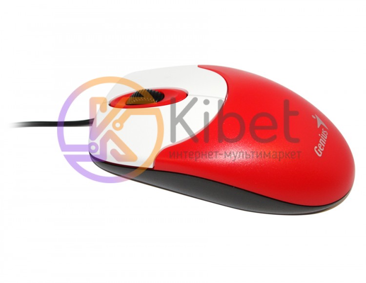 Мышь Genius NetScroll 120 Red, Optical, USB, 800 dpi