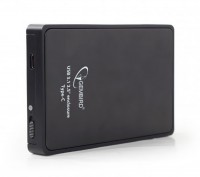 Карман внешний 2.5' Gembird, Black, USB 3.1, 1xSATA HDD SSD, питание по USB (EE2
