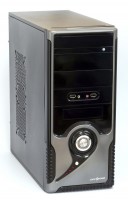 Корпус LogicPower 0076 Black, 400W, 80mm, ATX Micro ATX, 3.5mm х 2, USB2.0 x 2