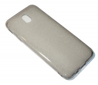 Накладка силиконовая для смартфона Samsung J730 Dark Tranparent