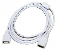 Кабель USB 2.0 - 1.8м AF AF Atcom феррит фильтр белый