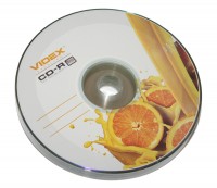 Диск CD-R 10 Videx 'Fresh Апельсин', 700Mb, 52x, Bulk Box
