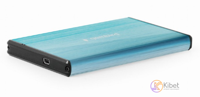 Карман внешний 2.5' Gembird, Blue, USB 3.0, 1xSATA HDD SSD, питание по USB (EE2-