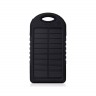 Универсальная мобильная батарея 5000 mAh, Power Bank, Black, солнечная панель (5