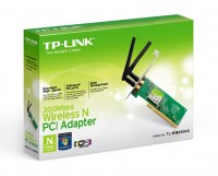 Сетевая карта PCI TP-LINK TL-WN851ND Wi-Fi 802.11g n 300Mb, 2 съемные антенны