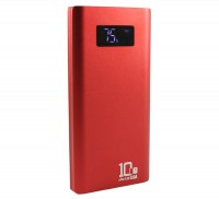 Универсальная мобильная батарея 10000 mAh, Aspor Q388 USB 3.0 (3.0A, 2USB) Red