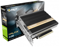 Видеокарта GeForce GTX 1650, Palit, KalmX, 4Gb GDDR5, 128-bit, HDMI 2xDP, 1665 8