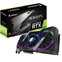 Видеокарта GeForce RTX 2080 SUPER, Gigabyte, AORUS, 8Gb DDR6, 256-bit, 3xHDMI 3x