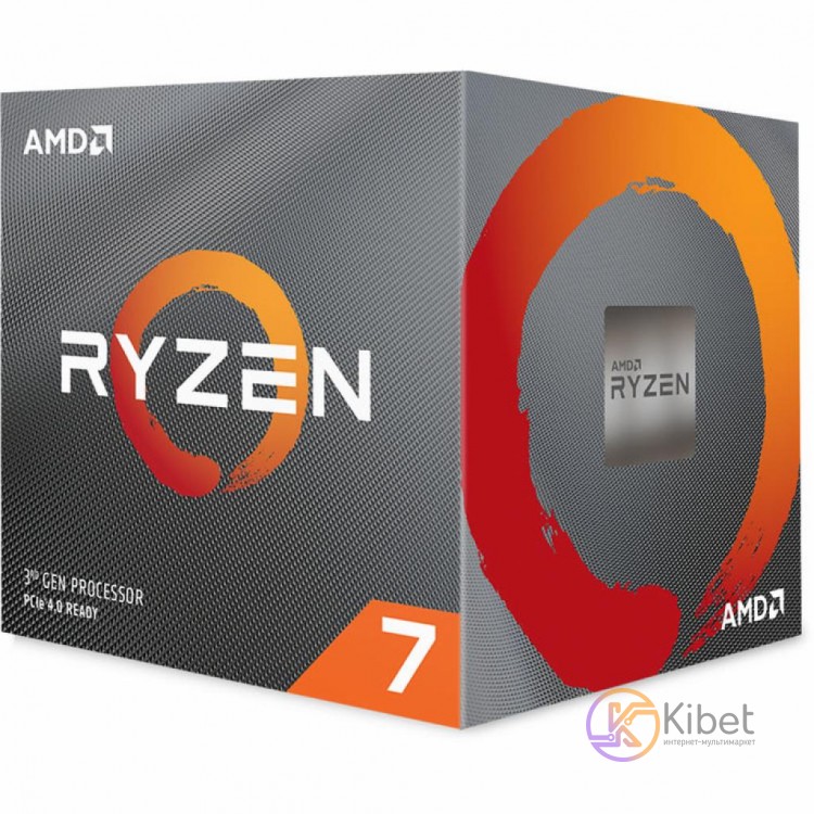 Процессор AMD (AM4) Ryzen 7 3800X, Box, 8x3.9 GHz (Turbo Boost 4.5 GHz), L3 32Mb