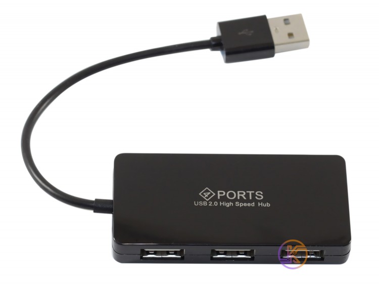 Концентратор USB 2.0 AtCom TD4005 Black 4 ports (10725)