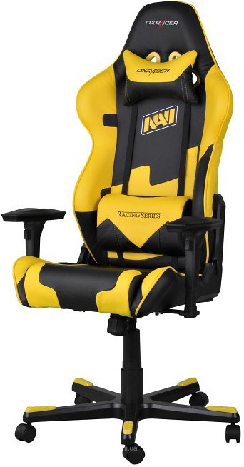 Игровое кресло DXRacer Racing OH RZ21 NY NAVI Black-Yellow (62732)