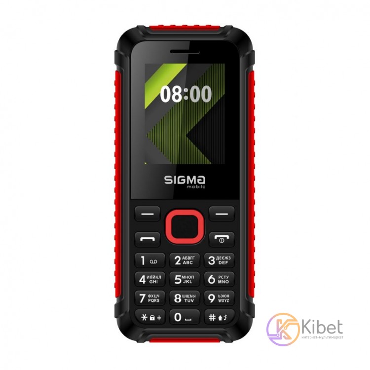 Мобильный телефон Sigma mobile X-style 18 Track Black-Red, 2 Sim, дисплей 1.77'