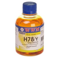 Чернила WWM HP 178, Yellow, 200 г (H78 Y)
