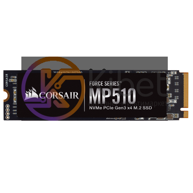 Твердотельный накопитель M.2 240Gb, Corsair MP510, PCI-E 4x, 3D TLC, 3100 1050 M