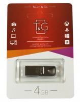 USB Флеш накопитель 4Gb T G 117 Metal series Black (TG117BK-4G)
