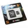 Карта памяти microSDHC, 8Gb, Class10 UHS-I, HI-RALI, SD адаптер (HI-8GBSD10U1-01