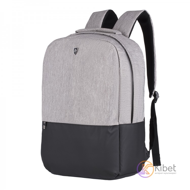 Рюкзак для ноутбука 16' 2E DayPack, Gray Black, полиестер ПВХ, 335 x 470 x 160 м