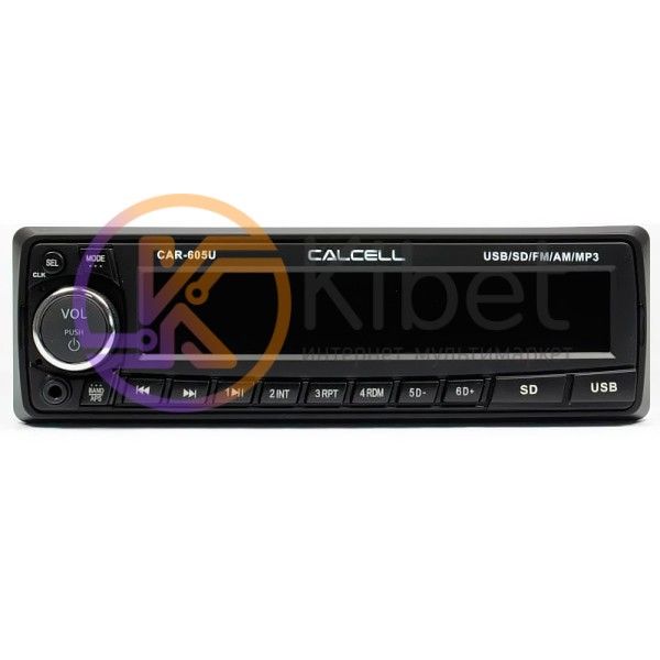 Автомагнитола CALCELL CAR-605U USB, 1 Din