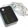 Сетевое зарядное устройство LDNIO, White, 6xUSB, 3.4A, кабель USB - microUSB (