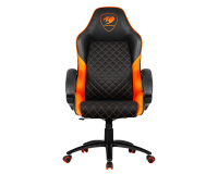 Игровое кресло Cougar Fusion Orange, дышащая экокожа, стальной каркас