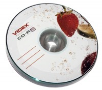 Диск CD-R 10 Videx 'Fresh Коктейль', 700Mb, 52x, Bulk Box