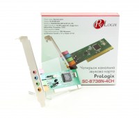 Звуковая карта PrologiX, PCI, 32bit, 4-Channels, CMI873 (SC-8738N-4CN)