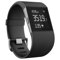 Умные часы Fitbit Surge Small, Black, size L, цветной сенсорный экран 1.25', сов