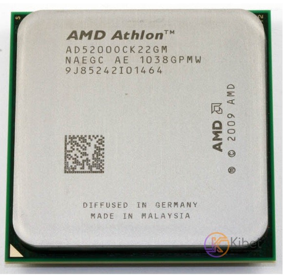 Процессор AMD (AM3) Athlon X2 5200+, Tray, 2x2.3 GHz, L2 1Mb, Regor, 45 nm, TDP