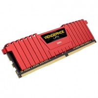 Модуль памяти 4Gb DDR4, 2400 MHz, Corsair Vengeance LPX, Red, 16-16-16-39, 1.2V,