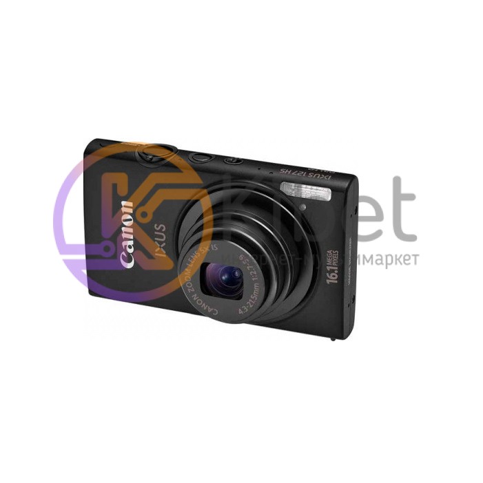 Фотоаппарат Canon IXUS 125 HS Black 16.1 Mp LCD 3' Zoom 5x SDXC SD S