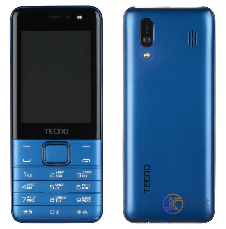 Мобильный телефон Tecno T474, Blue, Dual Sim (Mini-SIM), 2G, 2.8'' (240x320), 64