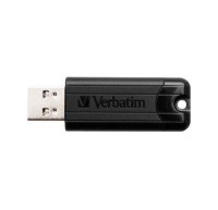USB 3.0 Флеш накопитель 64Gb Verbatim Store'N'Go Pinstripe Black 49318
