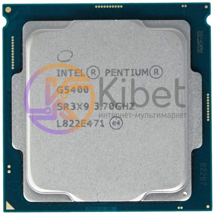 Процессор Intel Pentium Gold (LGA1151) G5400, Tray, 2x3,7 GHz, UHD Graphic 610 (