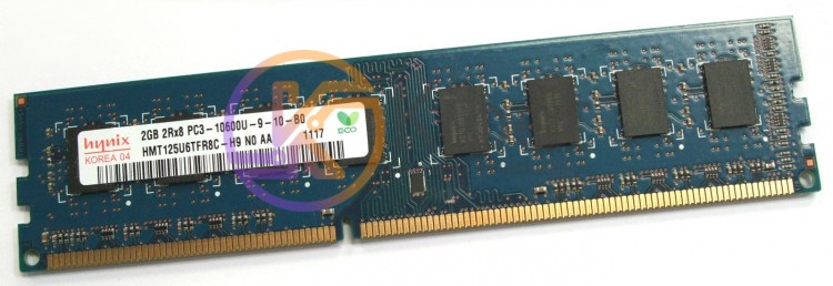 Модуль памяти 2Gb DDR3, 1333 MHz (PC3-10600), Hynix, 9-9-9-24, 1.5V (HMT125U6TFR