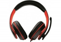Наушники Esperanza HX300 'Condor', Black Red, 2x3.5 мм, микрофон, 105 дБ, 32 Ом,