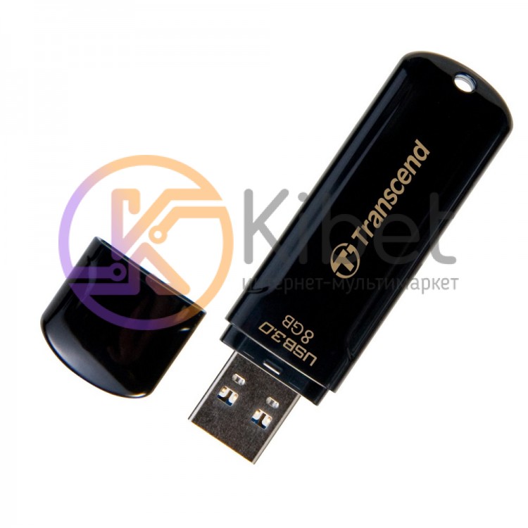 USB 3.0 Флеш накопитель 8Gb Transcend 810 Rugged Black Orange, TS8GJF810
