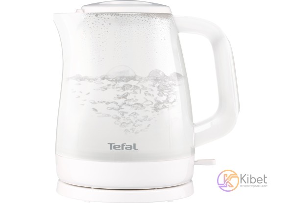 Чайник Tefal KO151130 White, 2400W, 1.5L, индикатор уровня воды, пластик