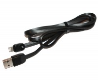 Кабель USB - iPhone 5, Remax 'Puff', Black, 1 м (RC-045i)