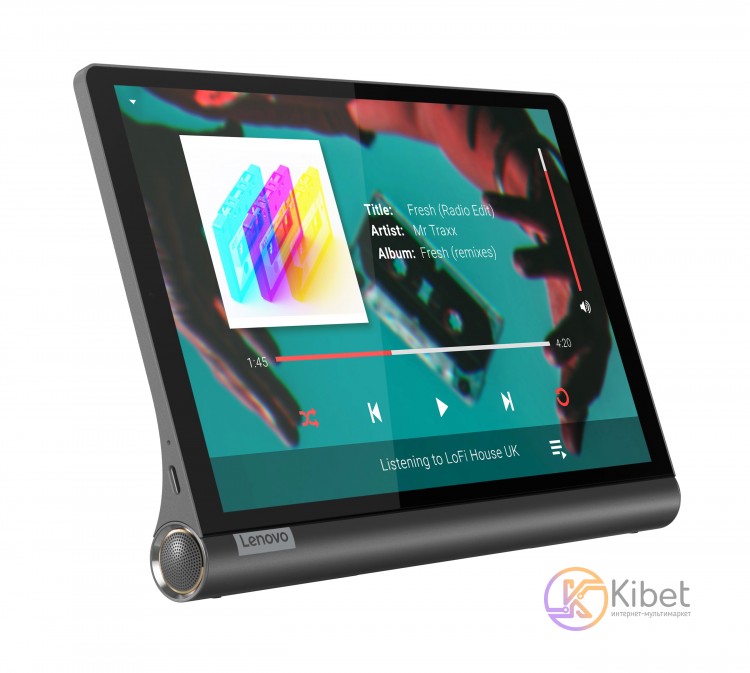 Планшетный ПК 10.1' Lenovo Yoga Smart Tab YT-X705F (ZA530037UA) Black, емкостный