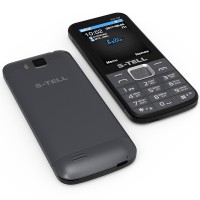 Мобильный телефон S-Tell S3-07 Black, 2 Sim, 2.4' TFT (128x160), BT, FM, Cam 0.3