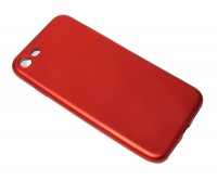 Силиконовый чехол матовый iPhone 7 8, Red