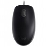 Мышь Logitech B110 Silent, Black, USB, оптическая, 1000 dpi, 3 кнопки, 1.8 м (85