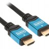 Кабель HDMI - HDMI, 3 м, Black Blue, V1.4, Viewcon, позолоченные коннекторы (VC-