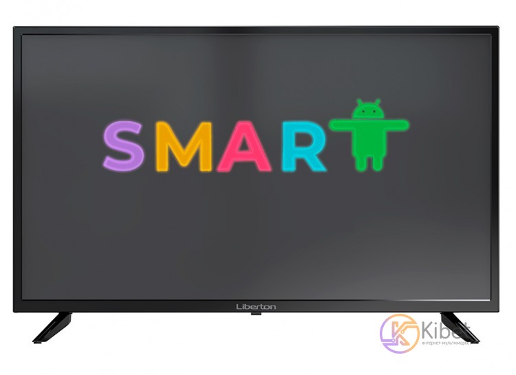 Телевизор 32' Liberton 32TP2HDTA1, LED, HD, 1366x768, 60 Гц, Smart TV, Android 9