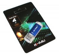 USB Флеш накопитель 4Gb Hi-Rali Rocket series Blue, HI-4GBVCBL