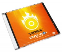 Диск DVD-R Slim Videx, 4.7Gb, 16x