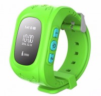 Детские часы Q50 с GPS Green, GPS трекер (маяк для отслеживания детей), дисплей: